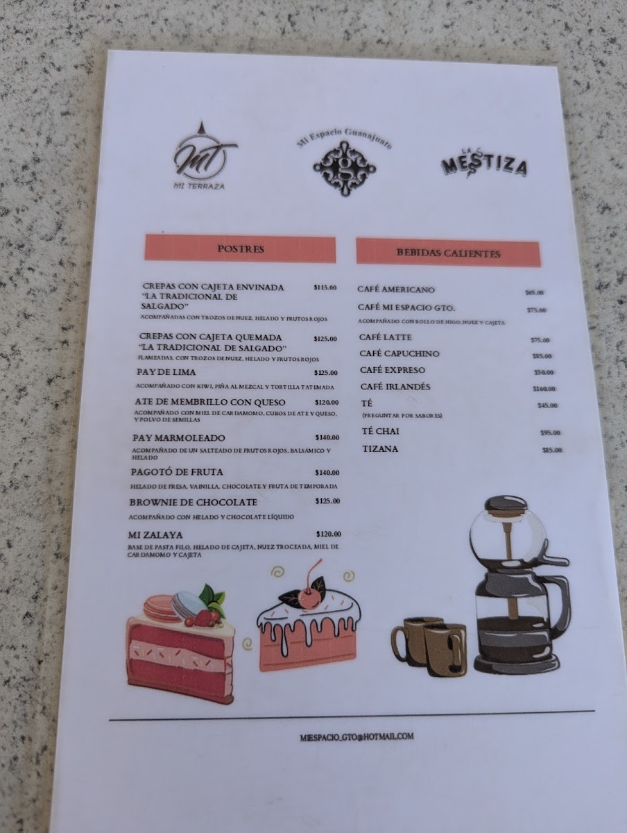 Mi Espacio Guanajuato Menu - Image 5